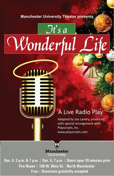 its a wonderful life play poster