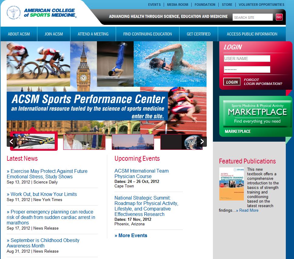 American College of Sports Medicine