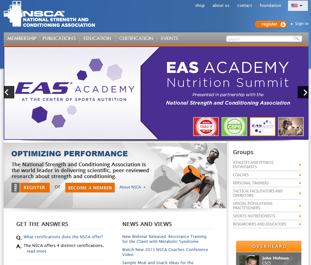 National Strength and Conditioning Association