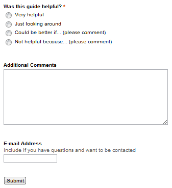 Feedback Form