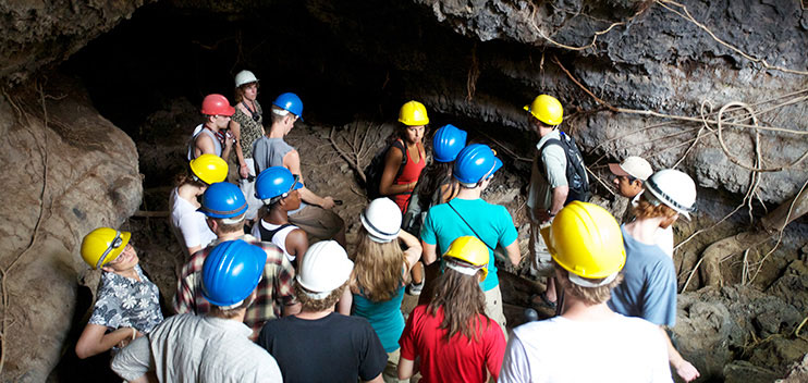 Manchester students on a study abroad trip