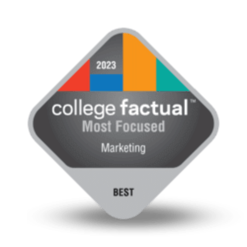 Ranked Top 1% for Most Focused Colleges in General Sales and Marketing
