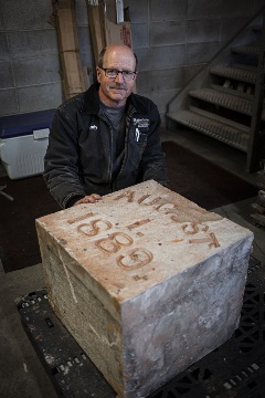 Andy Brown cornerstone credit Manchester University Andy Brown cornerstone credit Manchester University