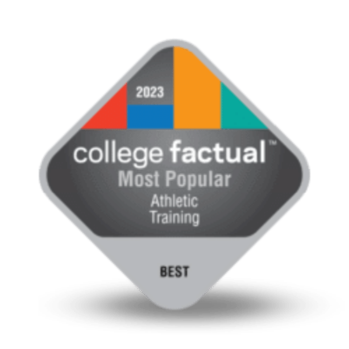 MU's Athletic Training Program is ranked #1 most popular by College factual