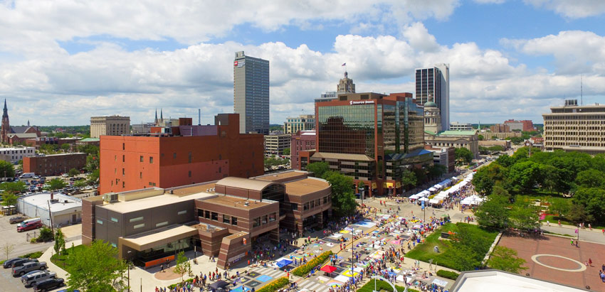 Fort Wayne aerial photo