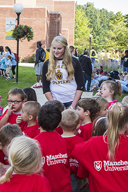 Hundreds of Manchester students volunteer at Walk Into My Future.