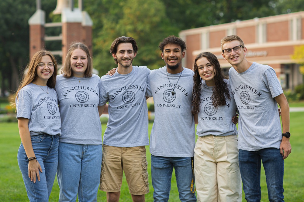 group of students smiling together