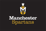 Manchester Spartans, 2 colors- over black