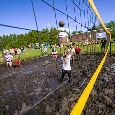 Mud Volleyball