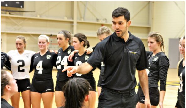 new volleyball coach