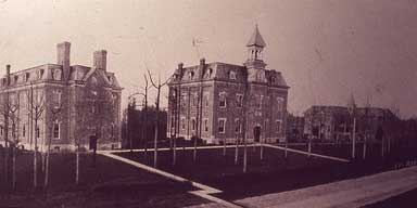 Looking Back at the Administrative Building