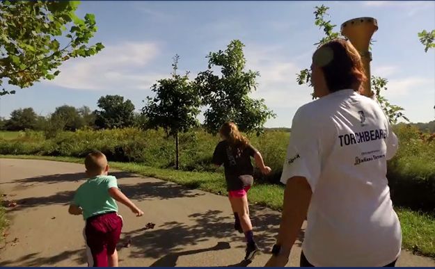 The torch will be in Wabash County on on Sept. 28, 2016. The torch will be in Wabash County on on Sept. 28, 2016.