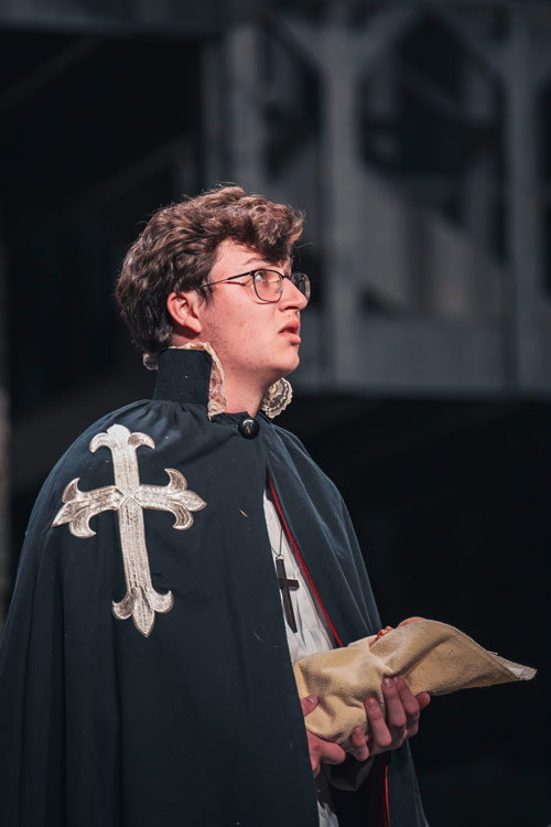 A photo from the Theatre Society's production of the Hunchback of Notre Dame