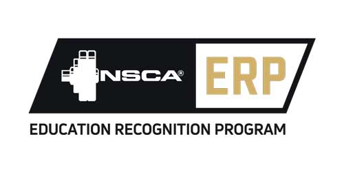 Logo for the NSCA in Black and Gold letters.