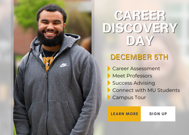 Join us on December 5 for Career Discovery Day. Click this image to Sign up.
