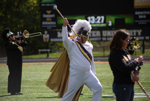 MU's Marching Band photo taken during homecoming weekend.