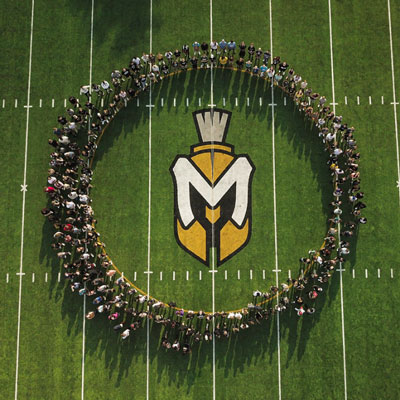 MU stadium from above