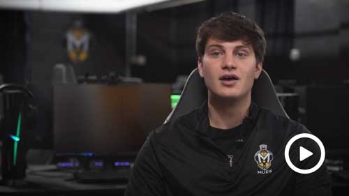 Meet Garrett Schieferstein at Manchester University esports