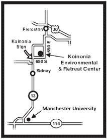 Koinonia Map Inset