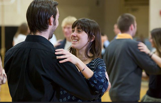 Ballroom-dance-March-2015-web Students, faculty and community members showed up for the Spring Dance in March 2015.