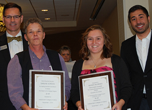 Heather DeLorenzo and Dr. Darlene Gordon at the ICI awards ceremony