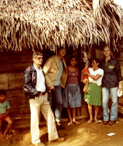 Don Parker, Richard Myers and Ed Miller in Guatemala, 1981