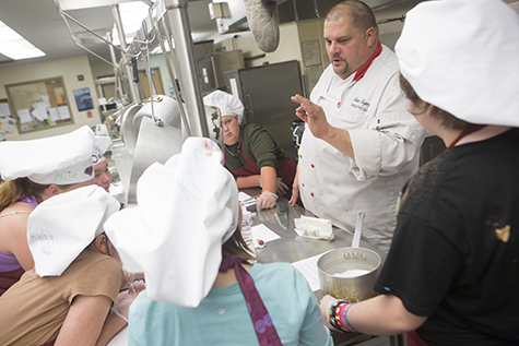 Cooking camp at Manchester University