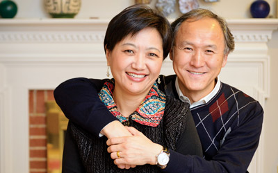 Lily Qi and Phil Peng <br />Class of ’91