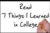 7 things I learned at Manchester College
