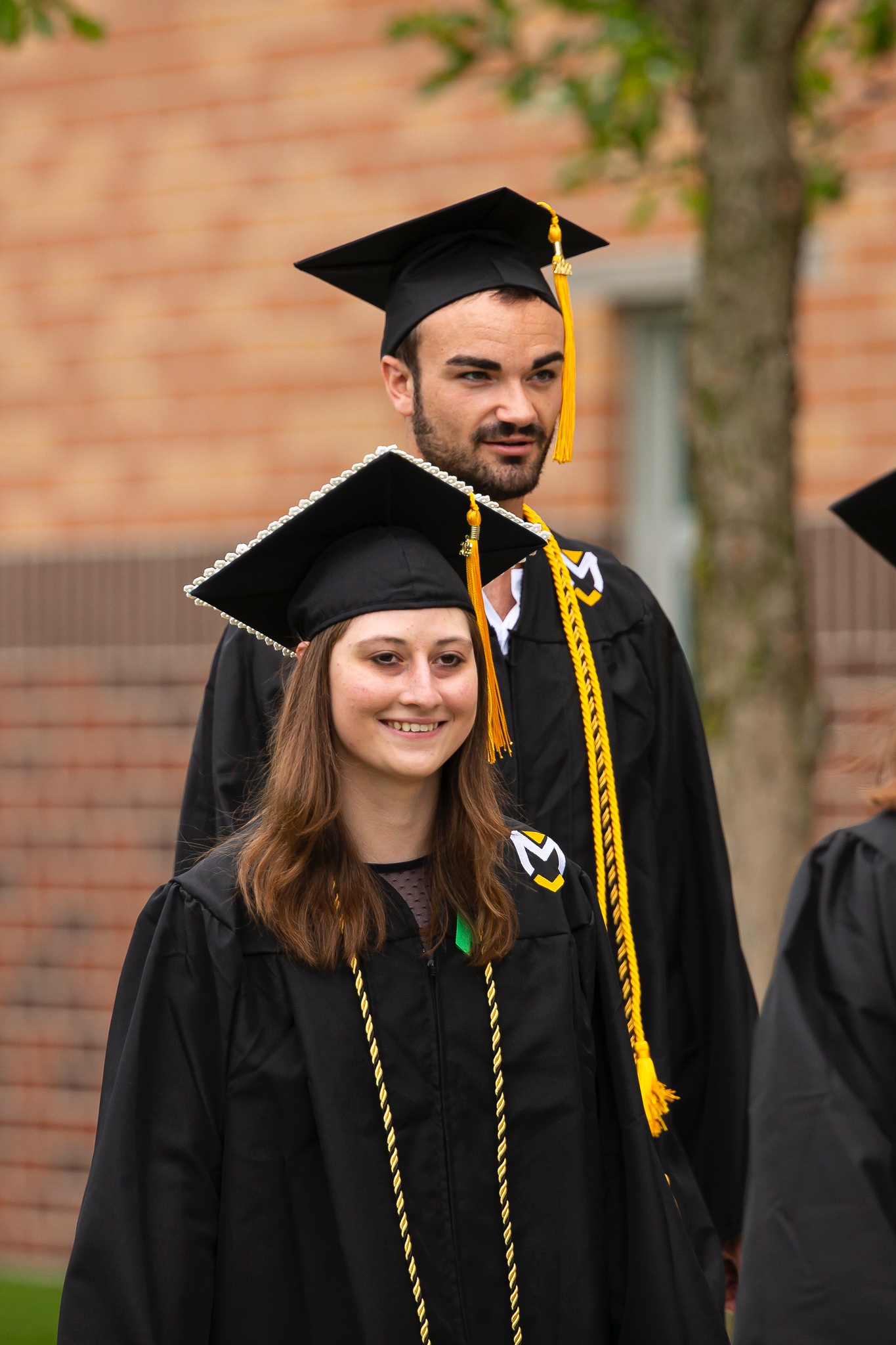 Commencement two undergraduate students Commencement two undergraduate students