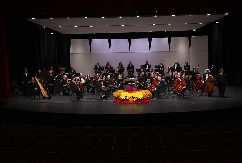 Manchester Symphony Orchestra in Cordier Auditorium.