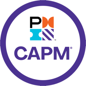 Badge is purple and reads CAPM