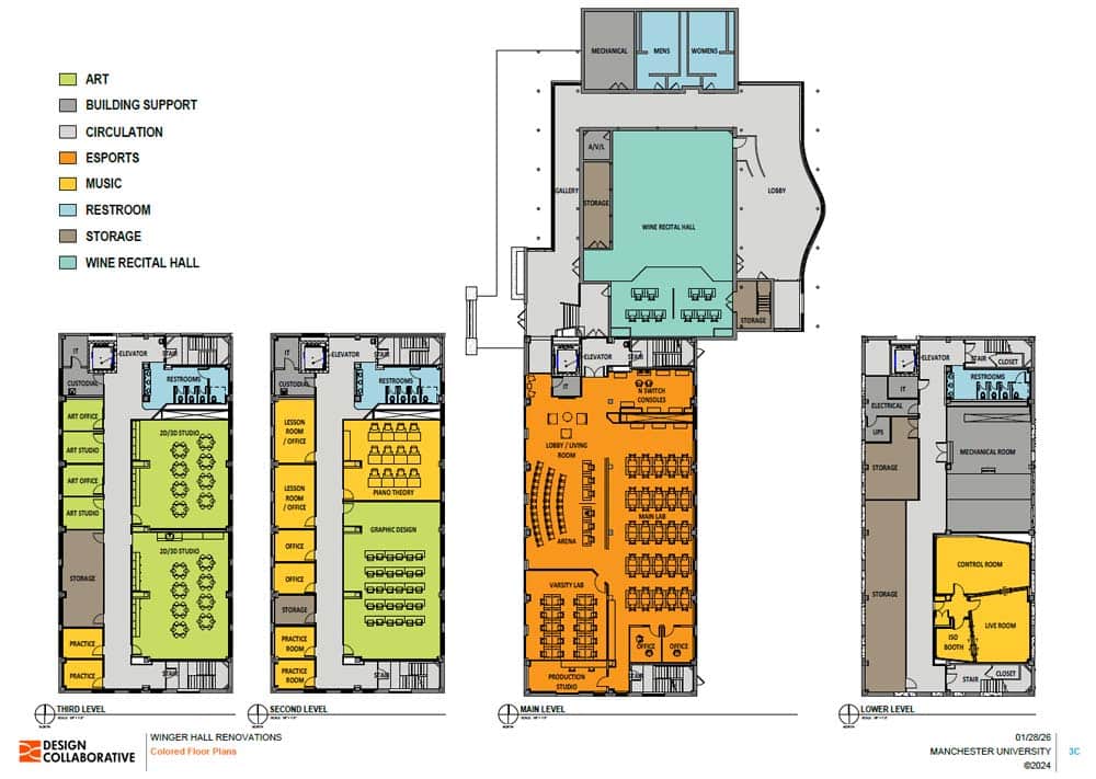 Winger-Floor-plan Computer Aided Design (CAD) system draft of the new winger floor plans.