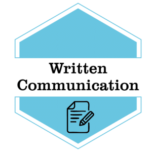 Written Communication badge