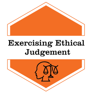 Exercising Ethical Judgement
