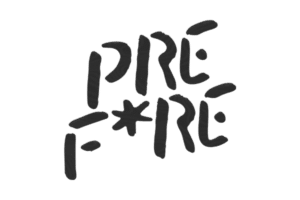 Logo Pre Fire. Fire has an explosion icon in place of the letter